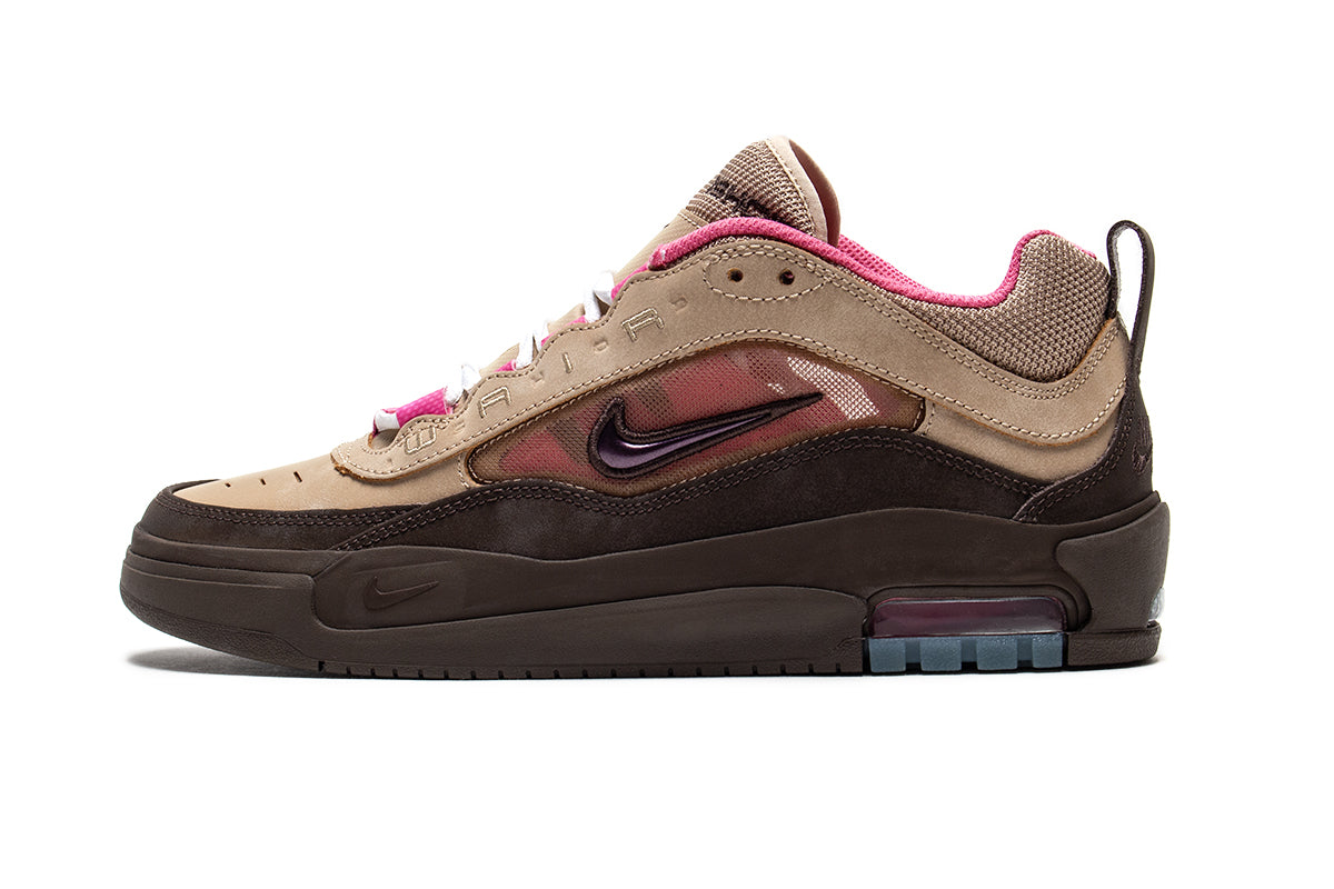 Nike SB - Air Max Ishod
Style # IR1887-200
Color : Hemp / Baroque Brown / Pinksicle