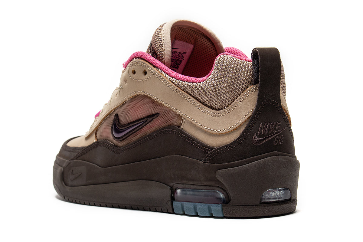 Nike SB - Air Max Ishod
Style # IR1887-200
Color : Hemp / Baroque Brown / Pinksicle