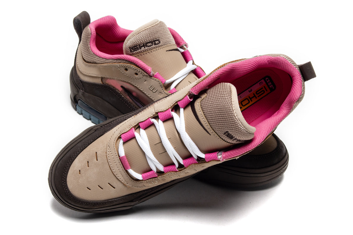 Nike SB - Air Max Ishod
Style # IR1887-200
Color : Hemp / Baroque Brown / Pinksicle
