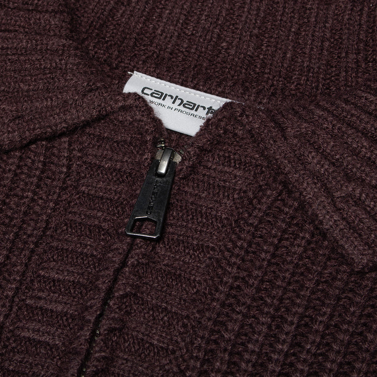 Carhartt WIP - Chore Knit Jacket
Style # I035399-33H
Color : Palisander