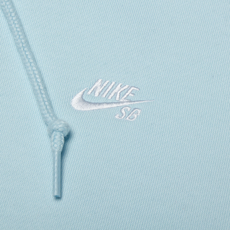 Nike SB - Essentials Zip Hoodie
Style # FZ8796-474
Color : Glacier Blue / White