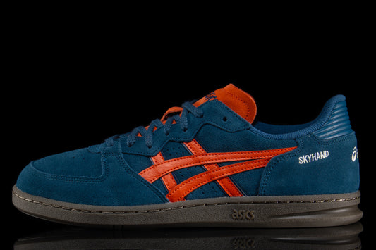 Asics - Skyhand OG
Style # 1203A452.402
Color : Restful Teal / Cherry Tomato