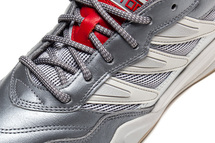 Adidas Originals - Predator 94 ST
Style # KI8595
Color : Iron / Metallic Silver / Better Scarlet