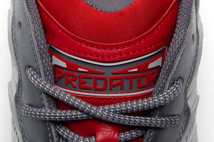 Adidas Originals - Predator 94 ST
Style # KI8595
Color : Iron / Metallic Silver / Better Scarlet