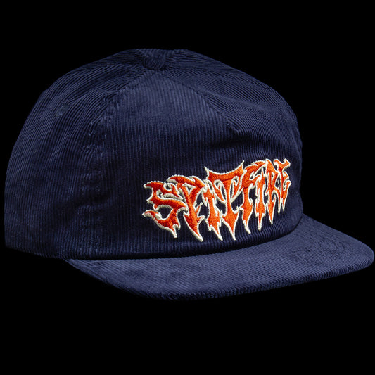 Spitfire - Demon Script Corduroy Hat
Color : Navy