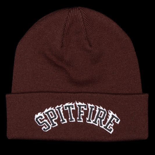 Spitfire - Bighead Flame Beanie
Color : Dark Red / Black