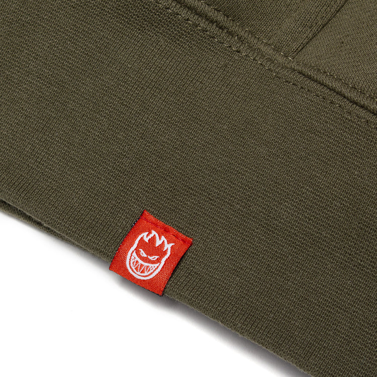 Spitfire - Bighead Hoodie
Color : Army / Black