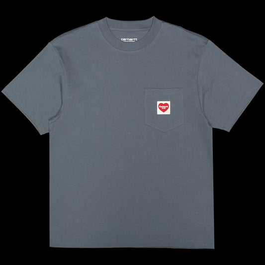 Carhartt WIP - Women's Pocket Heart T-Shirt
Style # I032180_3QJ
Color : Cozy Blue