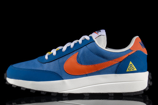Nike - ACG LDV
Style # IF2857-400
Color : Brilliant Blue / Turf Orange / Sail / White
