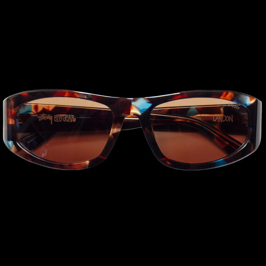 Stussy - Landon Sunglasses
Style # 338380
Color : Havana Tortoise / Brown Lens
