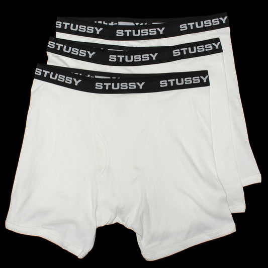 Stussy - Boxer Briefs 3-Pack
Style # 112251
Color : White