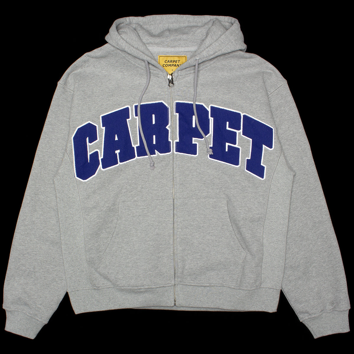 Carpet Company - Varsity Zip Hoodie
Color : Grey