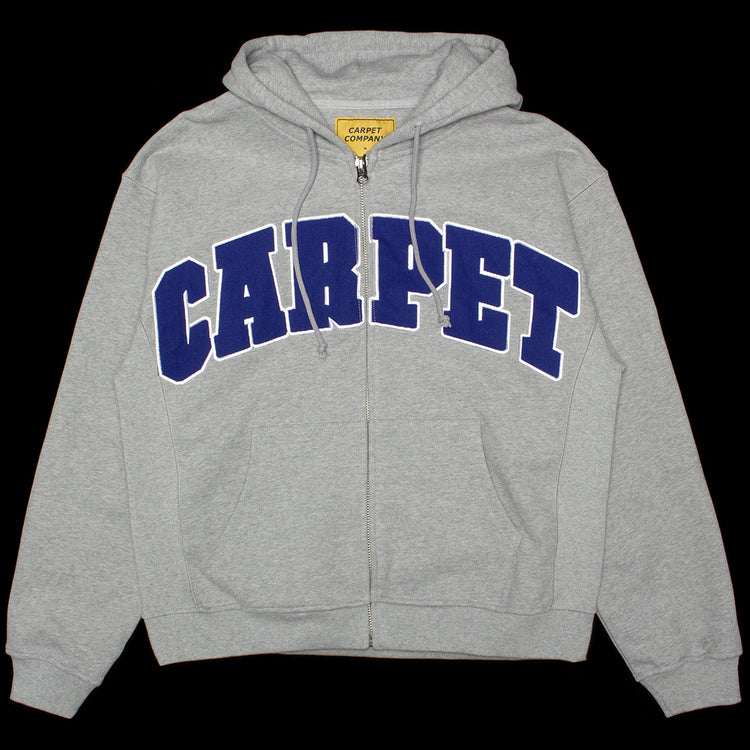 Carpet Company - Varsity Zip Hoodie
Color : Grey
