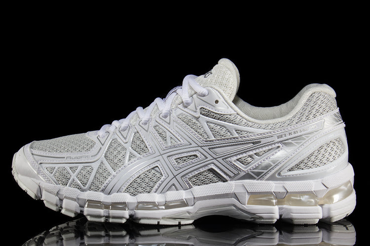 Asics - Gel-Kayano 20
Style # 1203A388.028
Color : Glacier Grey / White