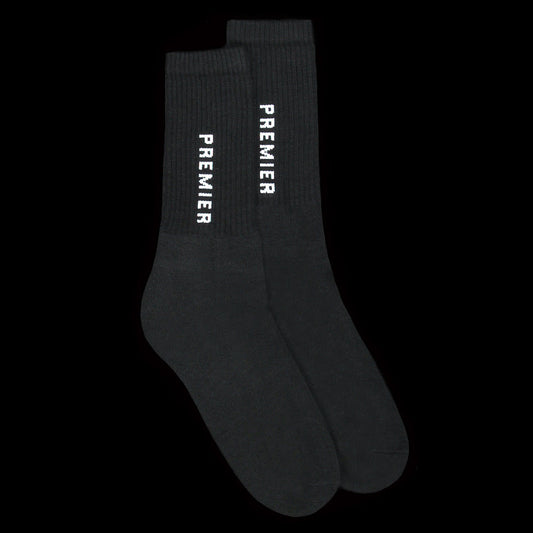 Logo Crew Sock Black / White