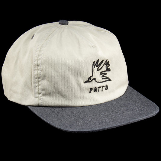 by Parra - Yarn Bird 5 Panel Hat
Color : Off White