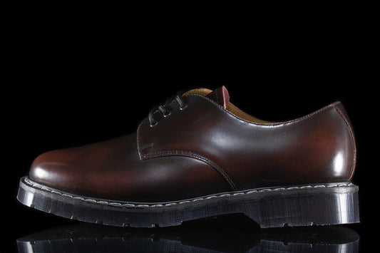 Solovair | Rub-Off Gibson Shoe Style # S3-995-BUR-G Color : Burgundy