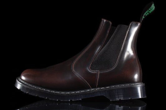 Solovair | Rub-Off Dealer Boot Style # S0-900-BUR-G Color : Burgundy