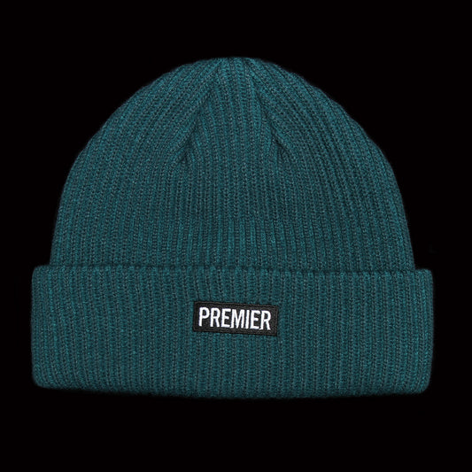Premier Heavy Cuff Beanie Teal Green