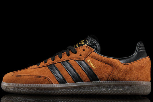 Adidas - Samba ADV
Style # HQ9286
Color : Dusky Bronze / Core Black / Gum