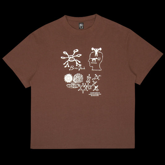 Brain Dead - Ancient Knowledge T-Shirt
Color : Berry