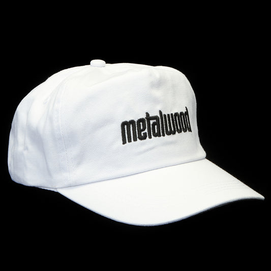 Metalwood - Metal Logo Hat
Color : White