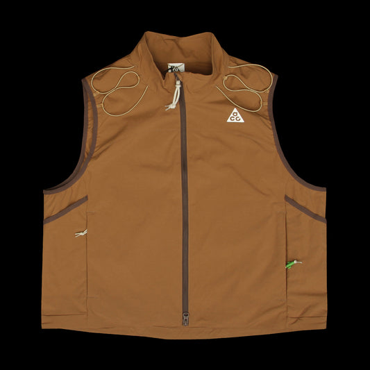 Nike - ACG Death Bloom Vest
Style # HV0600-235
Color : Mosswood Brown / Summit White