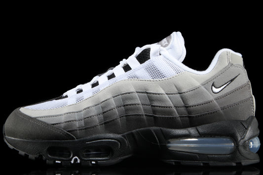 Nike - Air Max 95 Big Bubble
Style # HM4740-007
Color : Black / White / Medium Ash / DK Pewter