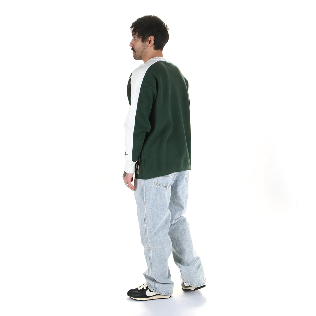 Nike - Sportswear Club Jersey Sweater
Style # II1196-323
Color : Fir / Sail