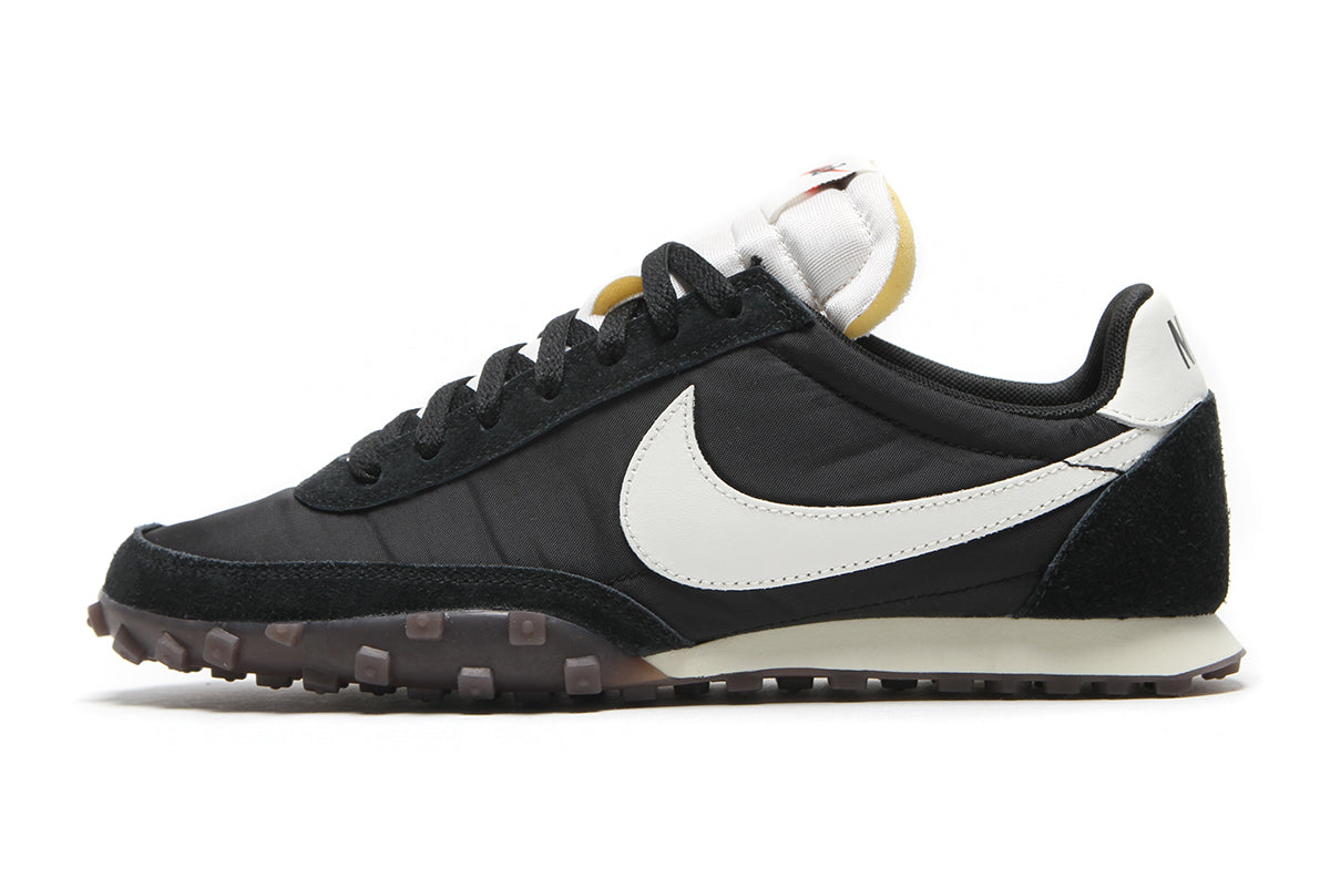 Nike - Waffle Racer
Style # IM8658-001
Color : Black / Sail / Coconut Milk / Gum Dark Brown