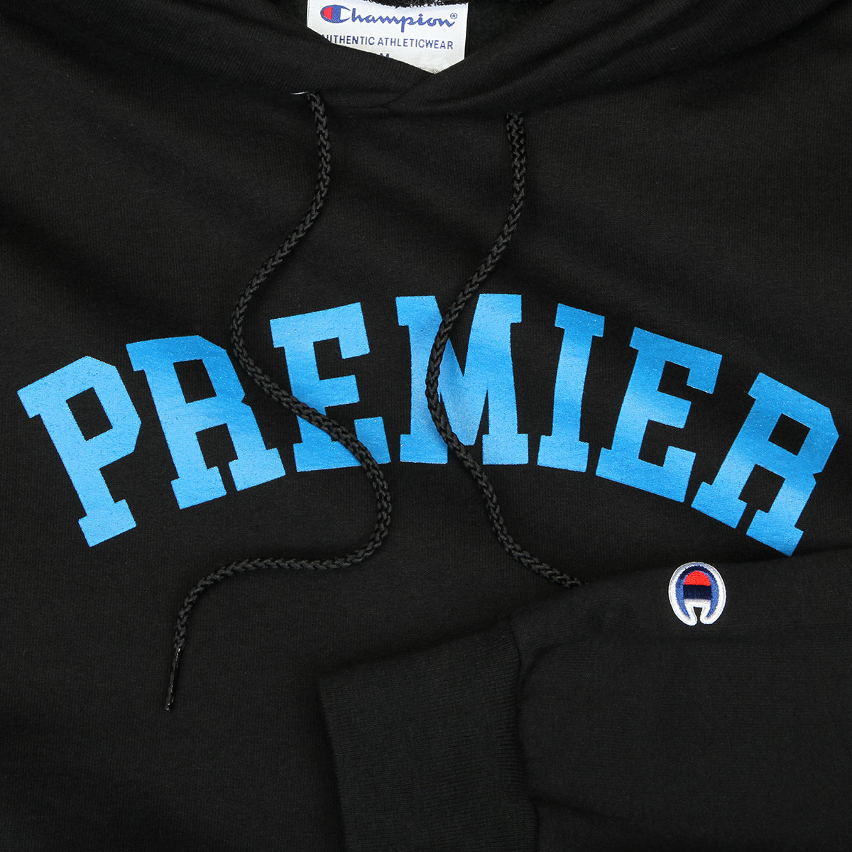 Premier - Collegiate Hoodie
Color : Black / Blue