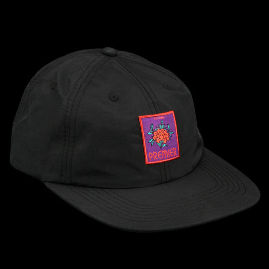 Premier Floral Hat Black