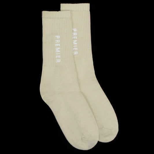 Logo Crew Sock Natural