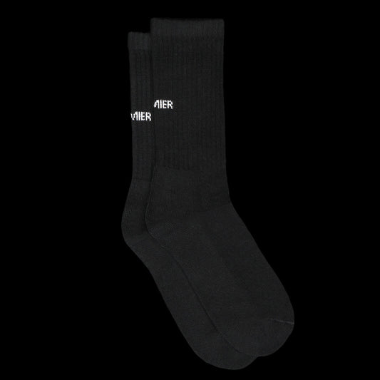 Premier Mini Logo Crew Sock Black