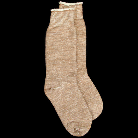 Rototo - Wool Double Face Crew Sock
Style # R1001
Color : Camel