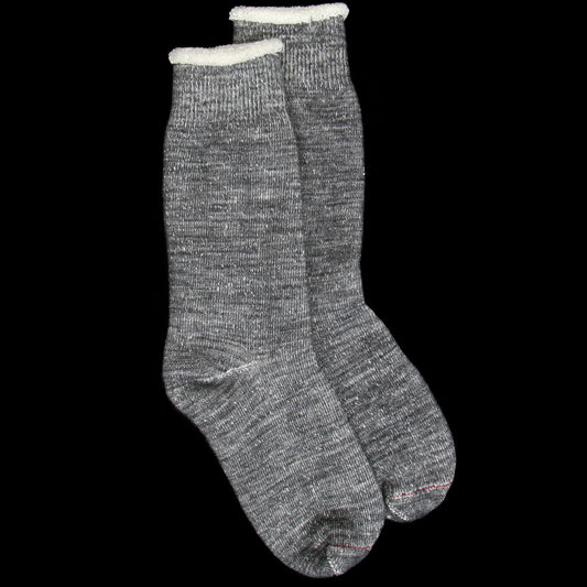 Rototo - Wool Double Face Crew Sock
Style # R1001
Color : Charcoal