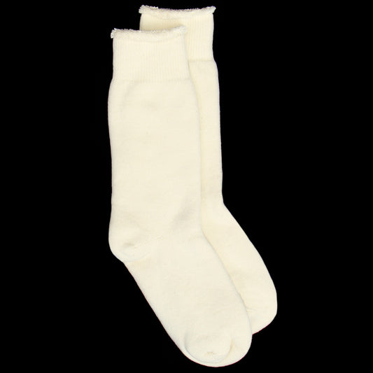 Rototo - Wool Double Face Crew Sock
Style # R1001
Color : Ivory