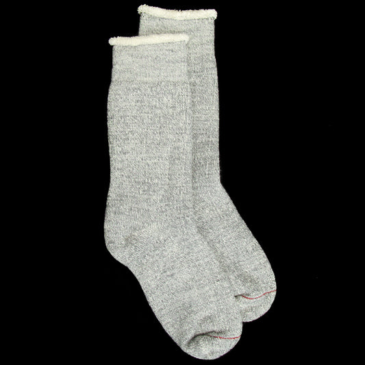 Rototo - Wool Double Face Crew Sock
Style # R1001
Color : Mid Gray