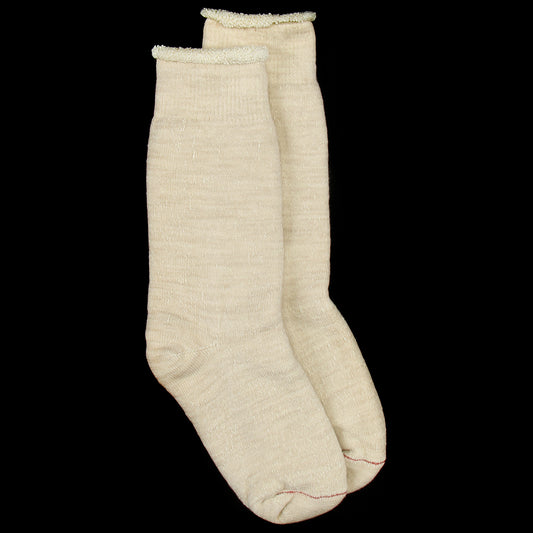 Rototo - Wool Double Face Crew Sock
Style # R1001
Color : Oatmeal