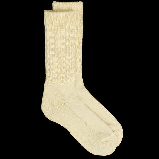 Rototo - Loose Pile Crew Sock
Style # R1334
Color : Raw Beige