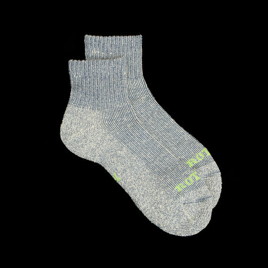 Rototo - Hemp Pile Ankle Sock
Style # R1509
Color : Blue